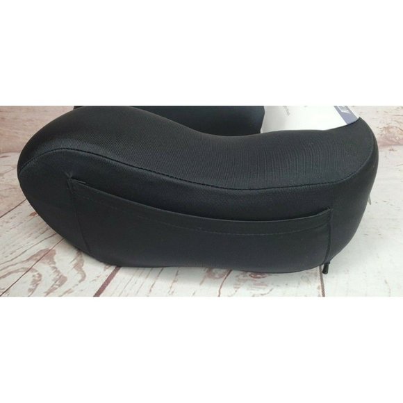 Premium American Tourister Cool Touch Memory Foam Travel Pillow with Pocket - Picture 7 of 12